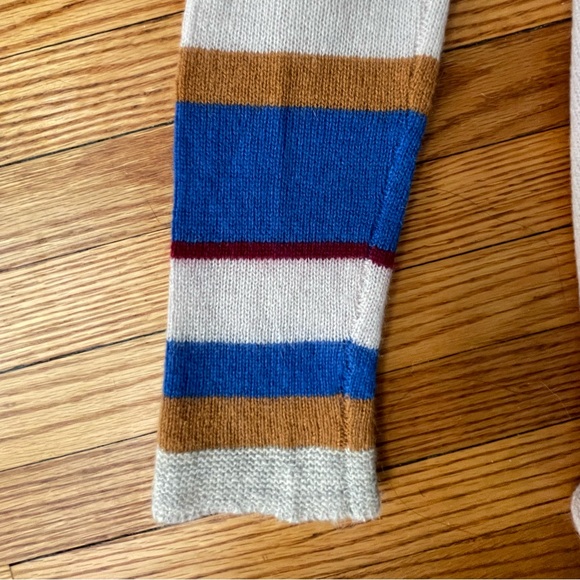 Anthropologie 100% Cashmere Colorblock Cardigan, XS - Picture 6 of 10